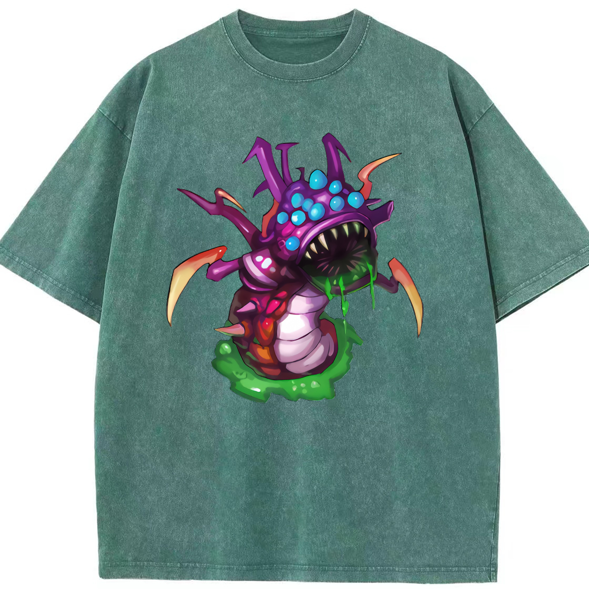 リーグ・オブ・レジェンド League of Legends LOL 綿100% ヴィンテージ風 半袖Tシャツ（フロントプリント）
